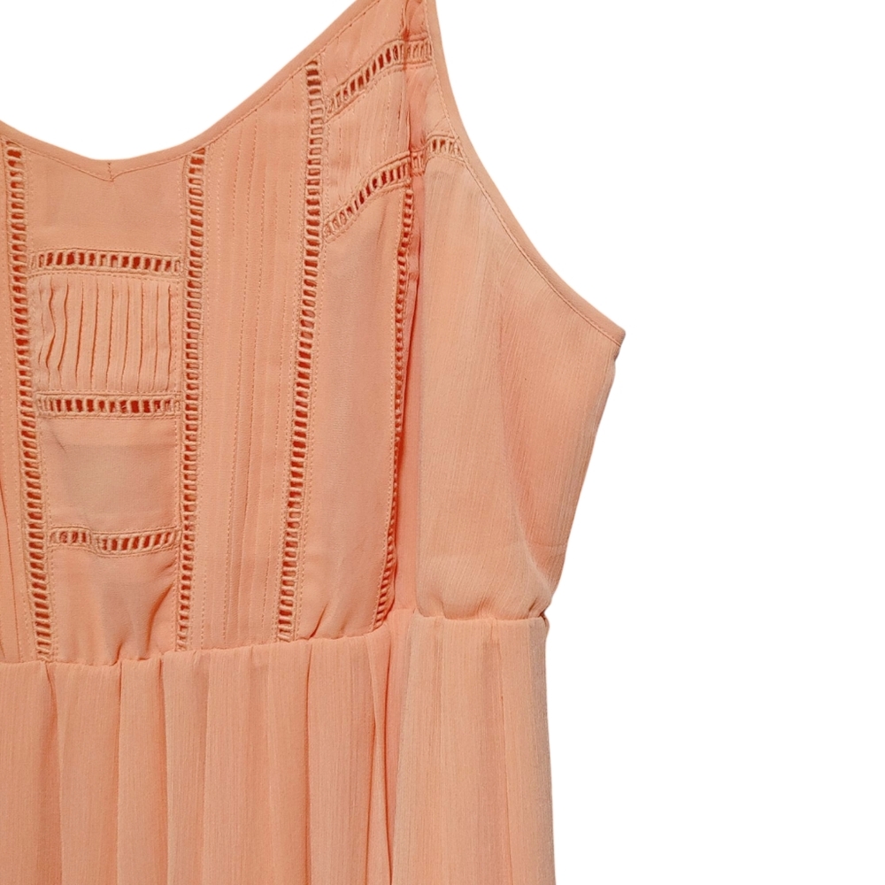 Torrid Coral Sleeveless Stretch Pleated Skirt Mini Dress Women's Size 2X - Picture 6 of 10